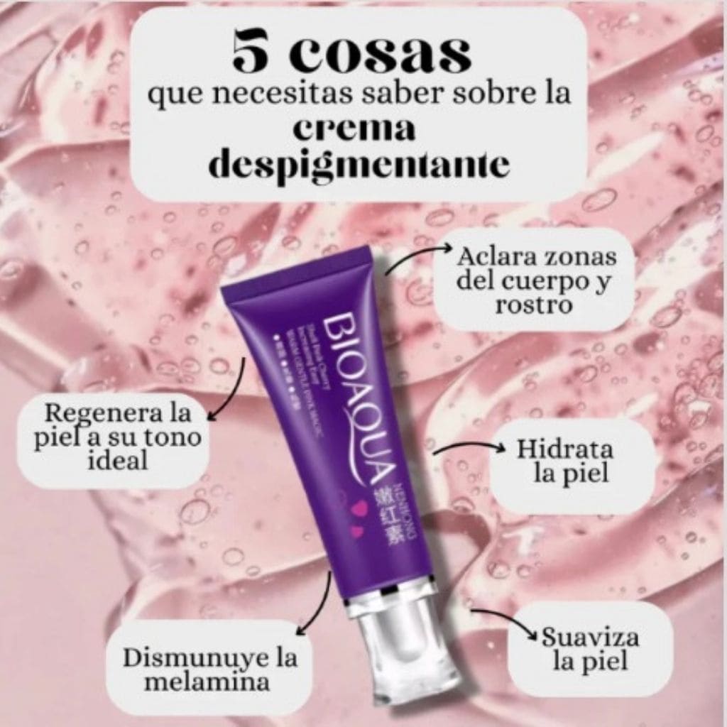 CREMA ACLARANTE BIOAQUA - ESDealmania