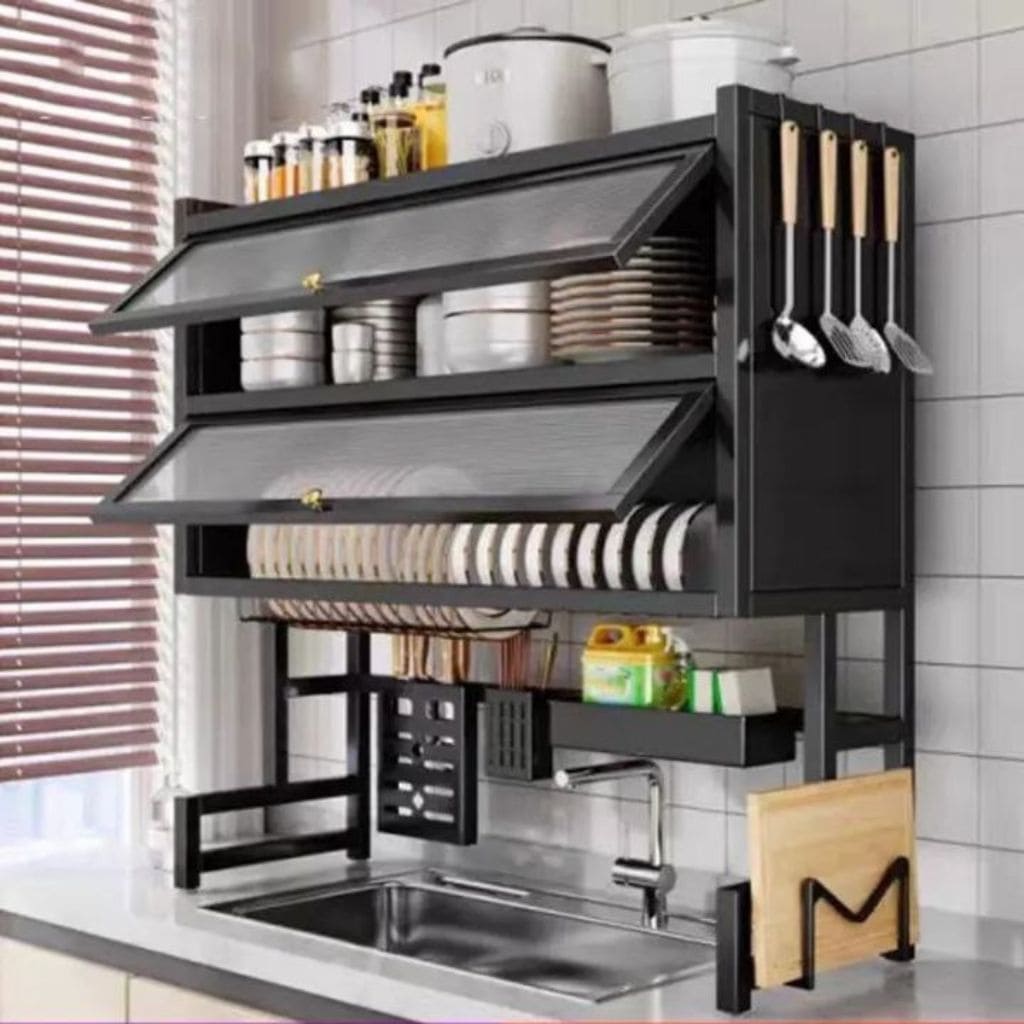Platera con Doble Vitrina – Elegancia y Orden para tu Hogar - ESDealmania