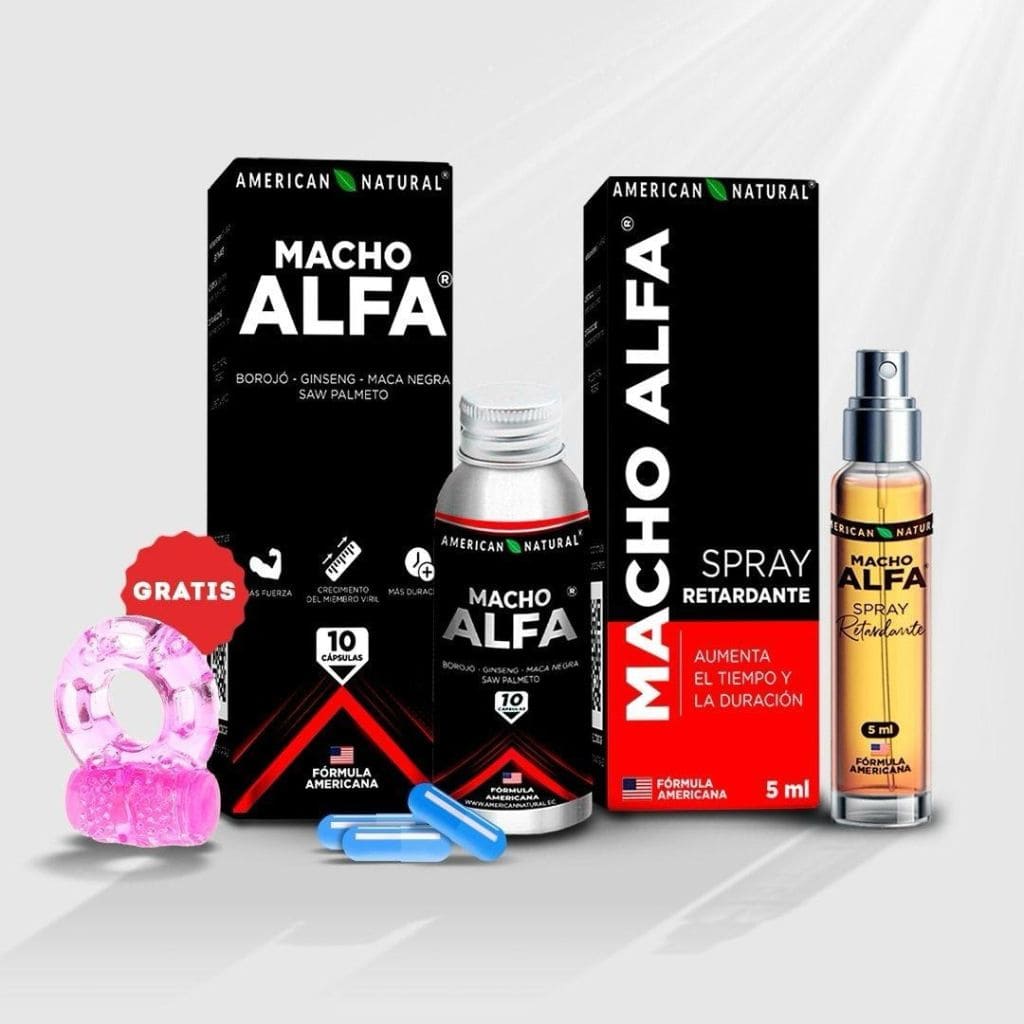 Macho Alfa 10CAP + Retardante MA+Anillo - ESDealmania