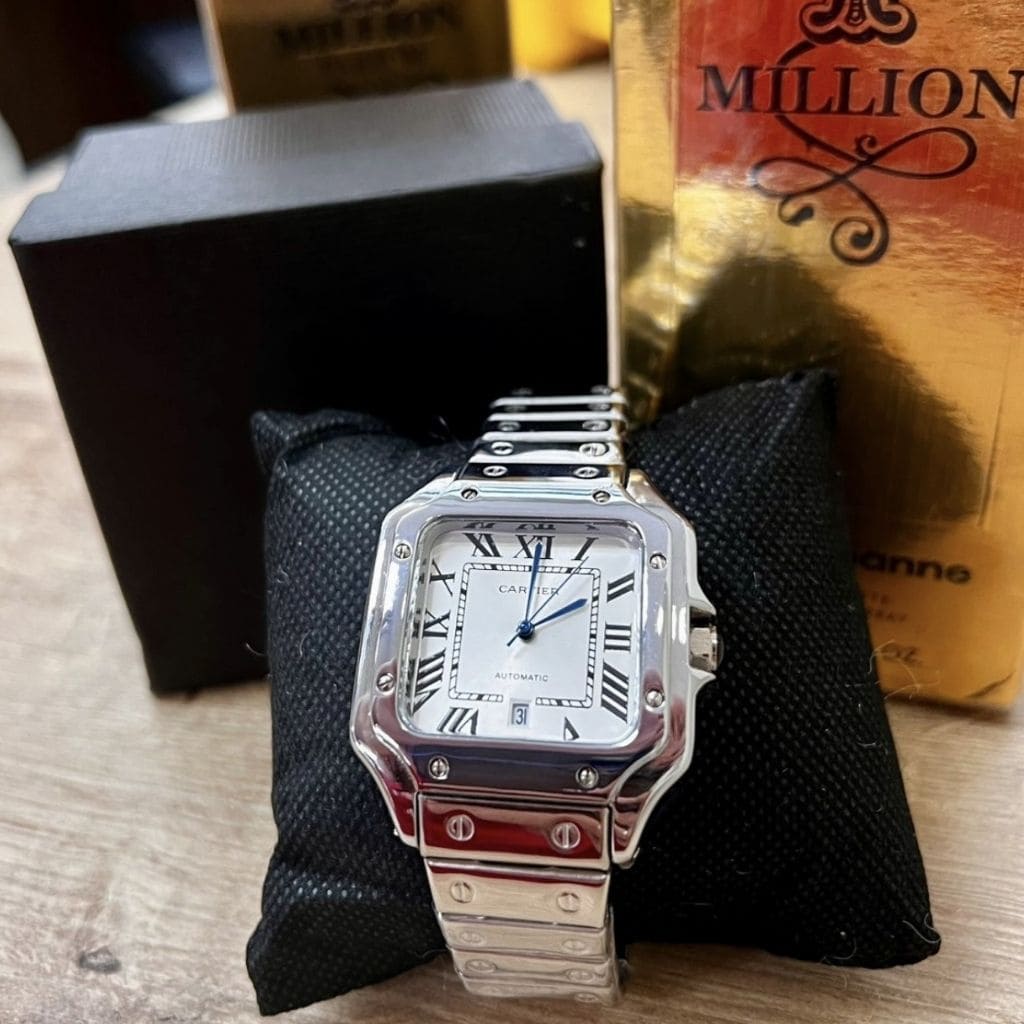 Combo de Lujo: Reloj Cartier Estilo + Pe - ESDealmania