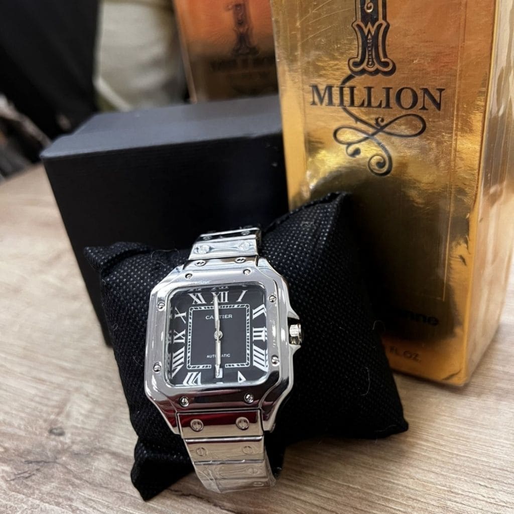 Combo de Lujo: Reloj Cartier Estilo + Pe - ESDealmania