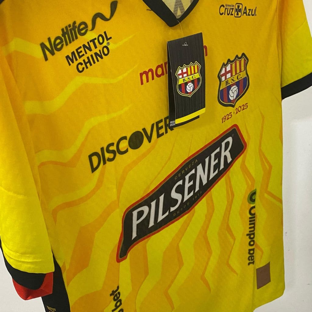 Camiseta Barcelona SC 2025 – Orgullo Amarillo