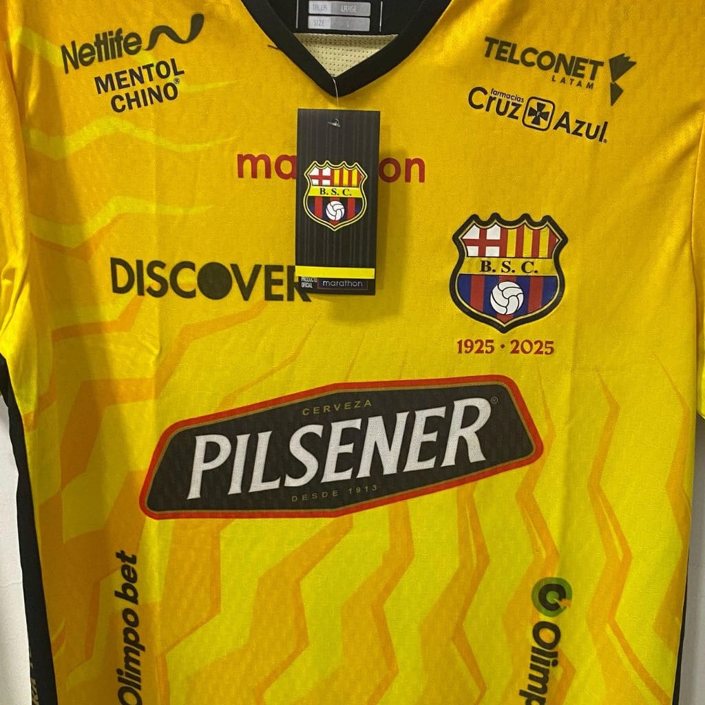 Camiseta Barcelona SC 2025 – Orgullo Amarillo