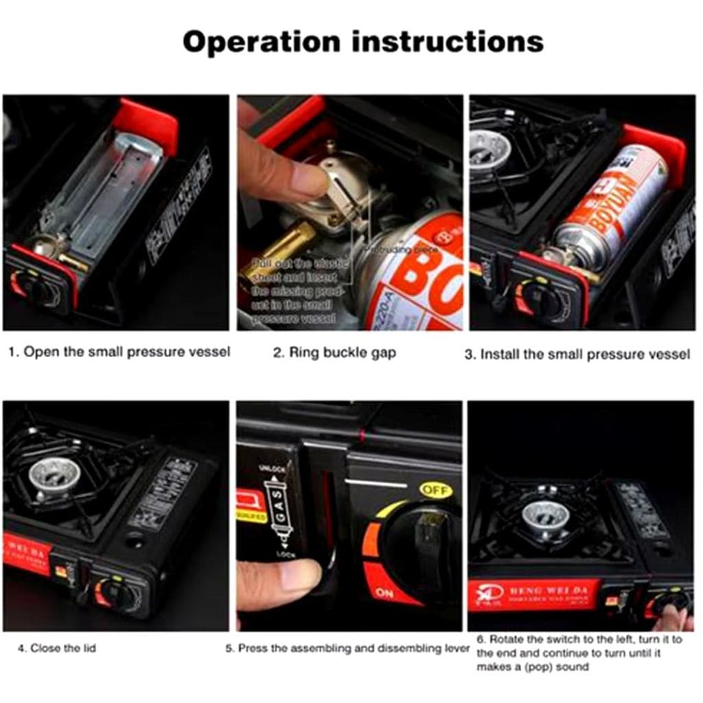 Cocina a gas portátil gratis repuesto